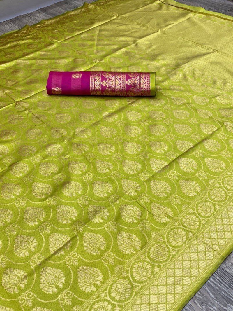 Kt 41 Banarasi Soft Silk Zari Work Saree